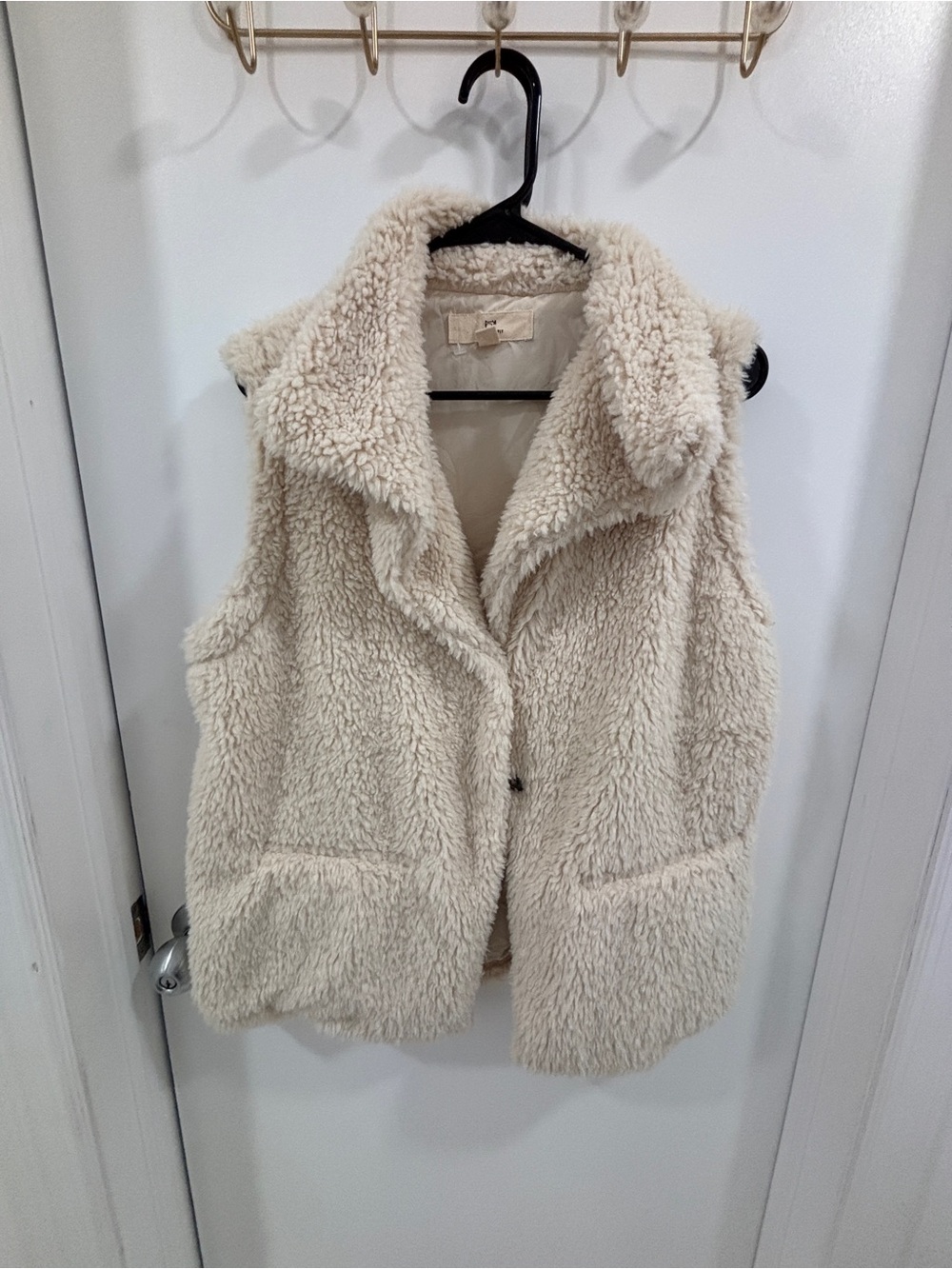 Cozy Cream Teddy Faux-Shearling Vest